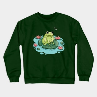 FROGGY & LILYPADS Crewneck Sweatshirt